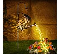 Afootry Solar Watering Can with Lights,Solar Outdoor Garden Decor Waterproof Large Hanging Lantern Landscape Lights Outside Decorations for Yard Clearance Porch Patio Pathway Gardening Gift