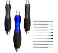 Afoxon 14pcs Big Fat Pens Aids Writing For Tremor, Arthritis, Parkinson, Handicap, Carpal Tunnel Large Wide Grip Pens (2Black+1Blue)