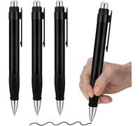 Afoxon Big Pens Fat Pens Weighted Pens - Enhanced Writing Stability for Arthritis and Elderly Easy Thick Grip (Black Body)