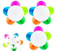 Afoxon Petals Highlighter Flower Shape Cute Fluorescent Colors Watercolor Pen Multi Colors (3pack Flower-1)