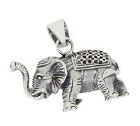 AFP AS-732 Lucky Elephant Pendant 925 Sterling Silver, Sterling Silver, No Gemstone