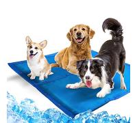 AFP Dog Cooling Mat, Triple Layer Safety Cooling Pad Bed for Crates, Kennels and Beds Perfect for Hot Summer Days - 81 x 81 x 1 cm