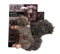 AFP Plush Squirrel Squeaker Dog Toy (Size: Small)