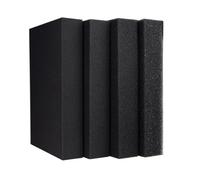 AFQBOEQXY Aquarium Soft Foam, Aquarium Cotton Filter Practical Pond Foam Sponge Black，15-50cm(15 Ppi,100x50x4cm)