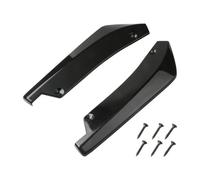 AFQNDHCKP Car Rear Bumper Lip Diffuser, For VW Polo V GTI 2012-2025 2026 Rear Spats Bumper Corner Lip Spliter Canard Protector Wrap Angle Spoiler,Black
