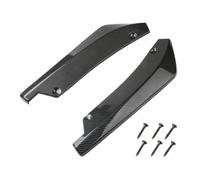 AFQNDHCKP Car Rear Bumper Lip Diffuser, For VW Tiguan Allspace Life Elegance R-Line 2017-2025 2026 Rear Spats Bumper Corner Lip Spliter Canard Protector Wrap Angle Spoiler, Carbon fiber