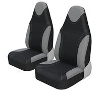 AFQNDHCKP Car seat covers, for Renault Master 2010-2025 Car Front Seat Covers Waterproof Non-Slip Dirt-resistant and easy to install,Grey