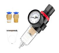 AFR-2000 AFC-2000 1/4 Pneumatic Filter Filter Regulator | Air Treatment Unit Pressure Switches Gauge For Compressor with Fitting(AFR2000w10mm)
