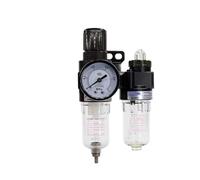 AFR2000 AFC2000 Pneumatic Filter Regulator Air Handling Unit Pressure Switch Gauge for Compressors with Accessories(AFC2000)