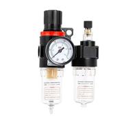 AFR2000 + AL2000 G1 / 4 "AFC2000 Air Compressor Oil Water Separator Filter Regulator Trap 1Pcs(PC 8mm Fitting)
