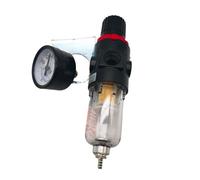 AFR2000 G1/4 Copper Filter Pneumatic Air Filter Regulator with Pressure Gauge/Flow Control Valve/Air Compressor Drain/Speed Controller(AFR2000)