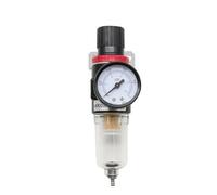 AFR2000 G1/4 Pneumatic Air Filter Regulator with Pressure Gauge/Flow Control Valve/Air Compressor Drain/Speed Controller(AFR2000-PC 6mm)
