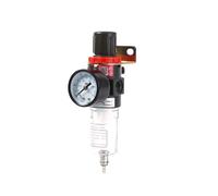 AFR2000 Pneumatic Filter Treatment Pressure Regulator Switch Gauge Air Compressor Oil Separator 1Pcs (AFR-2000 BRASS8)
