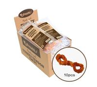 Afreschi Turkey Tendon for Dogs, Dog Treats for Signature Series, All Natural Human Grade Puppy Chew, Turkey Sourced from USA, Hypoallergenic, Rawhide Alternative, 10 Units/Box Rope (Large)