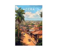 Africa, Accra, Ghana Canvas Poster Bedroom Decor Landscape Office Room Decor Gift 12x18inch(30x45cm)