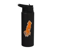 Africa and Sea Animals - Squid Stainless Steel Insulated Water Bottle