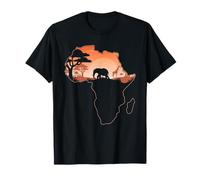 Africa Animal Map Safari African Animals T-Shirt