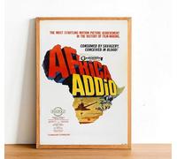 Africa Blood And Guts Classic Vintage Movie Poster Wall Art Picture Photo A4