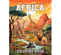Africa Coloring Book: 55 African Countries with Maps, Symbols, and Interesting Facts
