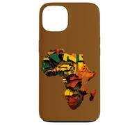 Africa Continent Glitch Art Design Case for iPhone 13
