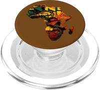 Africa Continent Glitch Art Design PopSockets PopGrip for MagSafe
