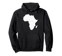 Africa Countries Africa Map Pullover Hoodie