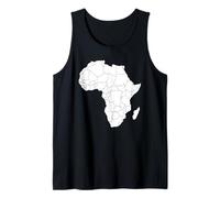 Africa Countries Africa Map Tank Top