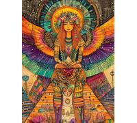 Africa Diamond Art Kits Adults, Woman Diamond Painting Kit for Beginner,Round Full Drill Gem Art Set Mosaic Kits for Adults 5D Crystal Rhinestone Embroidery Crafts for Home Wall Decor 40x50cm,Model502