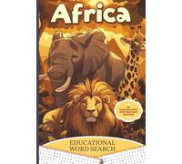 Africa Educational Word Search: 30 brain games with fun facts included.