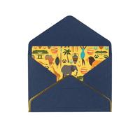 Africa Elephant Thank You Card Envelope 4x6 Inch Wedding Baby Shower Thank You Bride Shower Business Birthday.