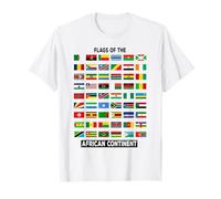 Africa Flag Costume Ideas for Kids African Continent Flags T-Shirt