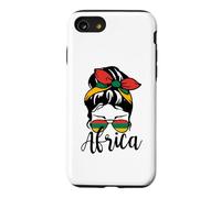Africa Flag Independence Day Patriotic African Mom Girl Kids Case for iPhone SE (2020) / 7/8