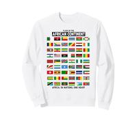 Africa Flag Themed Ideas For Kids African Continent Flags Sweatshirt