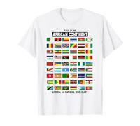 Africa Flag Themed Ideas for Kids African Continent Flags T-Shirt
