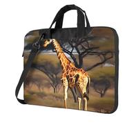Africa Giraffe Majestic Tree Print Stylish And Protective Laptop Bag Lightweight And Versatile For Work Travel