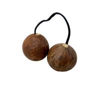 Africa Heartwood Project Aslatua Double Gourd Kashaka - African Shaker Rattle - Free Ship! (Approx 7" when stretched)