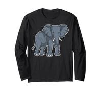Africa - India - Animals - Elephant Long Sleeve T-Shirt