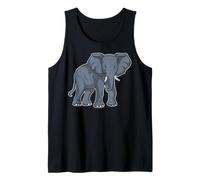 Africa - India - Animals - Elephant Tank Top
