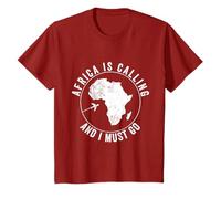 Africa Is Calling African Holiday Homesickness Unity Day T-Shirt