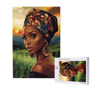 Africa Jigsaw Puzzles for Adults 3000, Woman Puzzles for Adults Wooden, Funny/Difficult/Impossible/Challenging Decompression Games, As a Birthday and Holiday Decor Gift for Women and Men M-1262