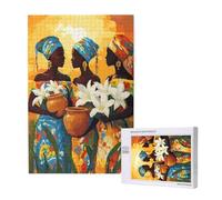 Africa Jigsaw Puzzles for Adults 3000, Woman Puzzles for Adults Wooden, Funny/Difficult/Impossible/Challenging Decompression Games, As a Birthday and Holiday Decor Gift for Women and Men M-1149