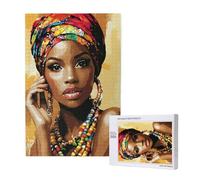 Africa Jigsaw Puzzles for Adults 5000, Woman Puzzles for Adults Wooden, Funny/Difficult/Impossible/Challenging Decompression Games, As a Birthday and Holiday Decor Gift for Women and Men M-1125