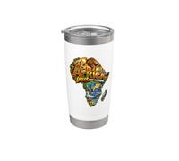 Africa Larger Than You Think African Pride Graphic Tee Stainless Steel Insulated Tumbler
