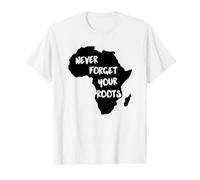 Africa Map Never Forget Your Roots Value Graphic T-Shirt