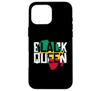 Africa Map Royal Pride Black Queen Case for iPhone 16 Pro Max