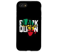 Africa Map Royal Pride Black Queen Case for iPhone SE (2020) / 7/8