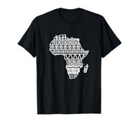 Africa Outline Map Pattern T-Shirt