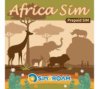 Africa prepaid sim Card | 30-Day use | Up to 20GB Data + 15-min International Calls + 55 SMS | Support More Than 20 Countries in Africa | Plug & Go - NO Activation Needed! | 1 Sim Card Holder+1 Pin