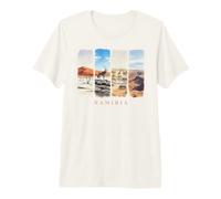 Africa Red Sand Dunes Desert Safari Vacation Namibia Premium T-Shirt