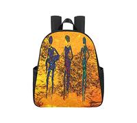 Africa Retro Vintage Style Work Backpack 12.40x5.12x14.17inch Travel Backpacks Multipurpose Casual Teacher Backpack Business Travel School,Office
